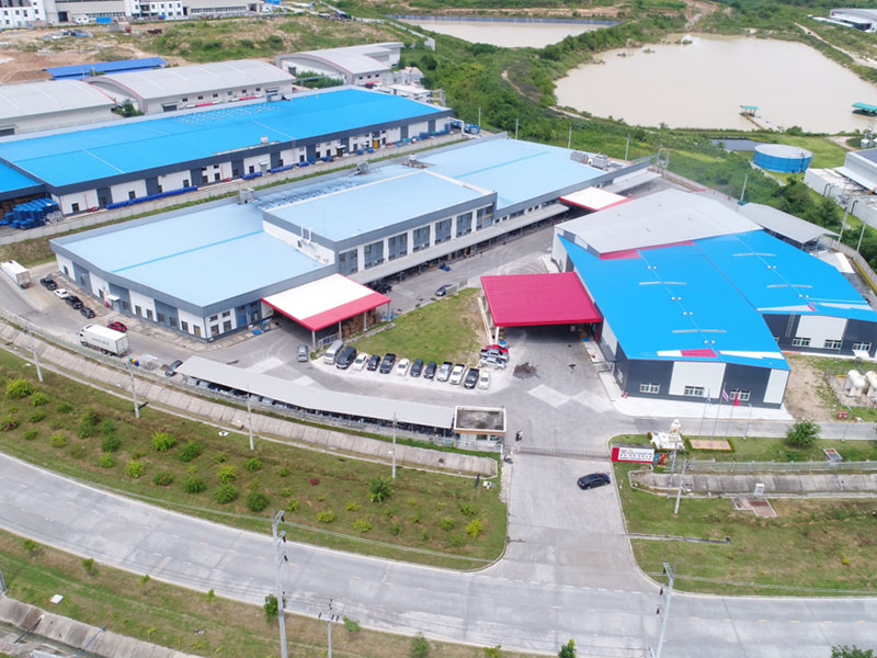 L'usine de Thaïlande a commencé la production.