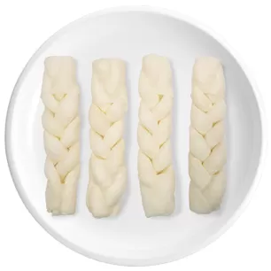 Tresses de peau de bœuf à la saveur de lait concentrée 5X