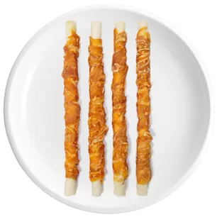 Peau de bœuf et bâtonnets de poulet
