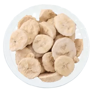 Banane lyophilisée