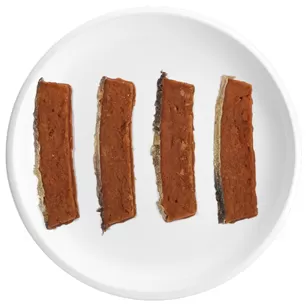 Tranches de saumon et canard