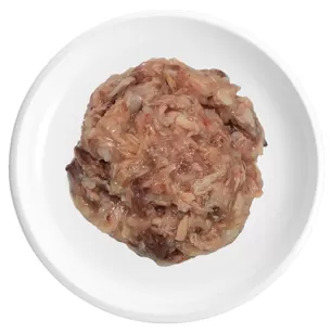 Sachet en gelée au thon, saumon et poulet